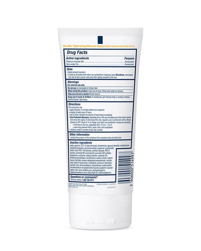 CeraVe Hydrating Sunscreen SPF30 Nouvalife